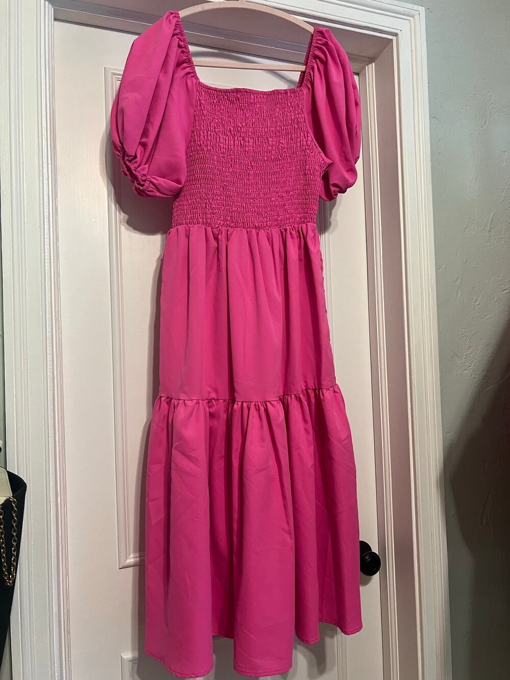 SHEIN Puff Sleeve Dress S NWOT